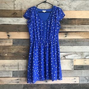 Blue Polka Dot Dress
